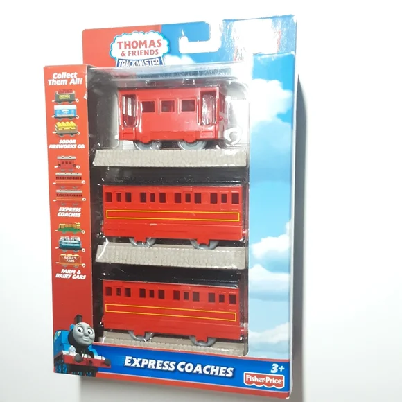 VINTAGE Fisher Price Thomas the Train: TrackMaster Express Coaches NEW Cars & Vehicles